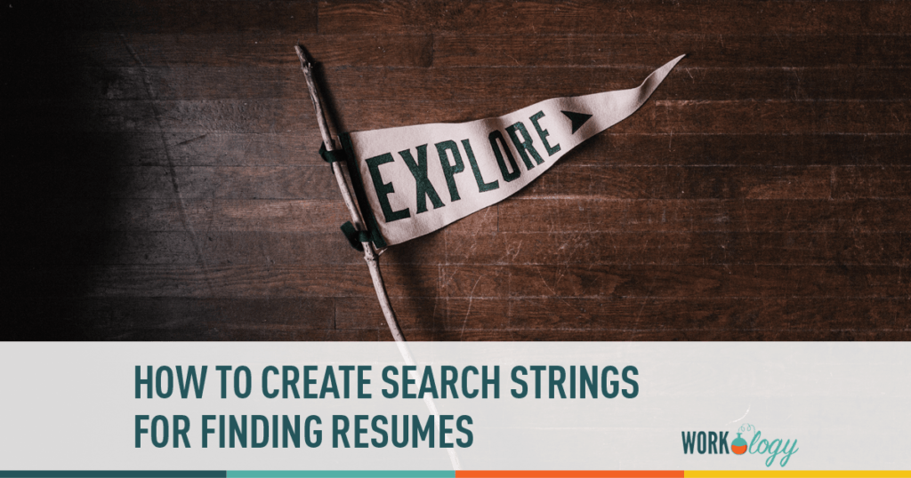 Creating search strings for finding resumes