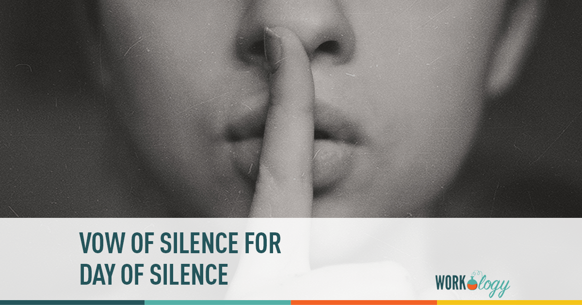 Taking a vow of silence to honor the Day of Silence
