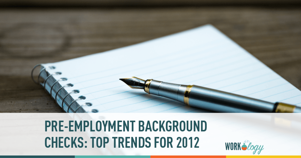 Developments in pre-employment background checks