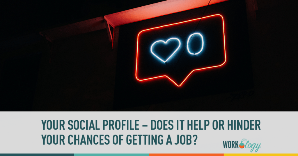 How much job searching industry depended upon social networking