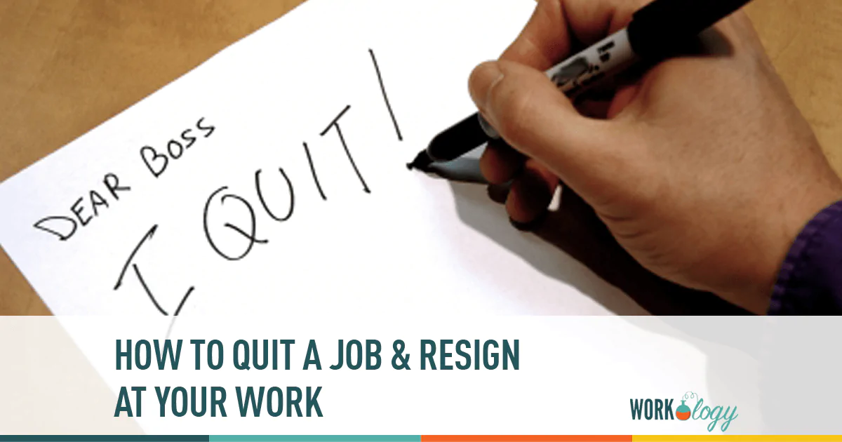How to Write a Formal & Professional Resignation Letter