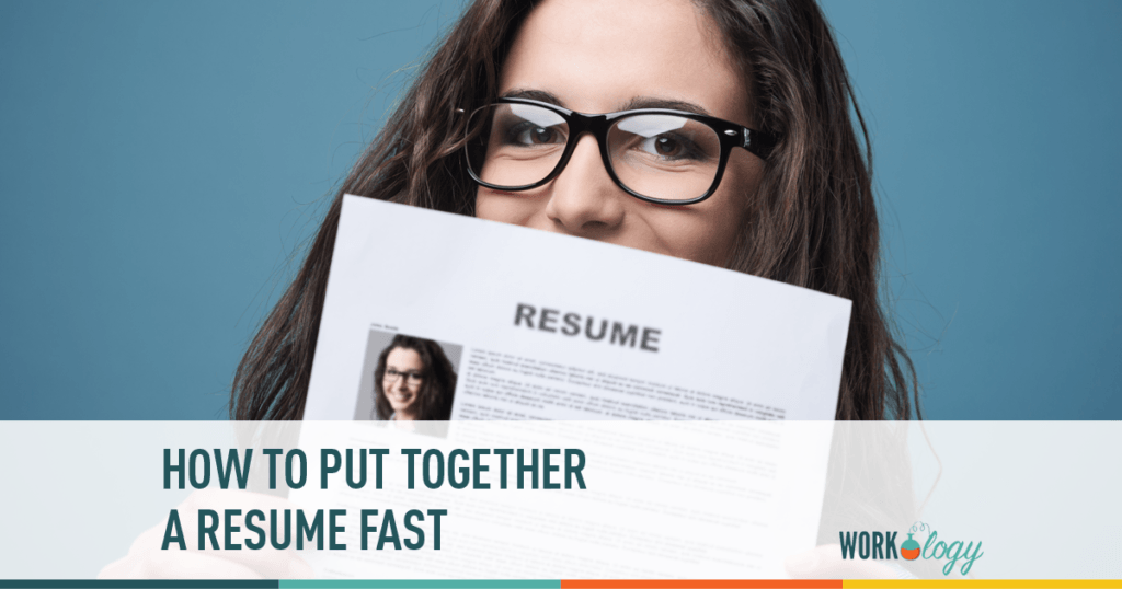 Effectively Updating Your Resume Quickly