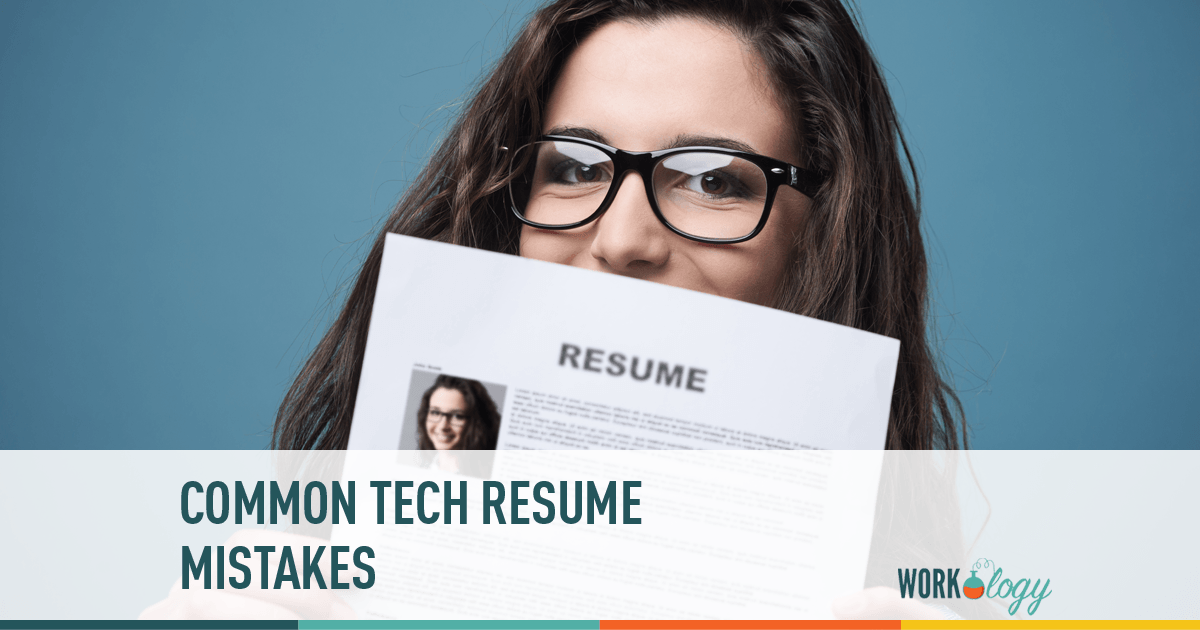 Common Resume Mistakes: Lack of Focus, Length, Big Blocks of Text, Repeated Technologies and Weak Verbs & Passive Voice