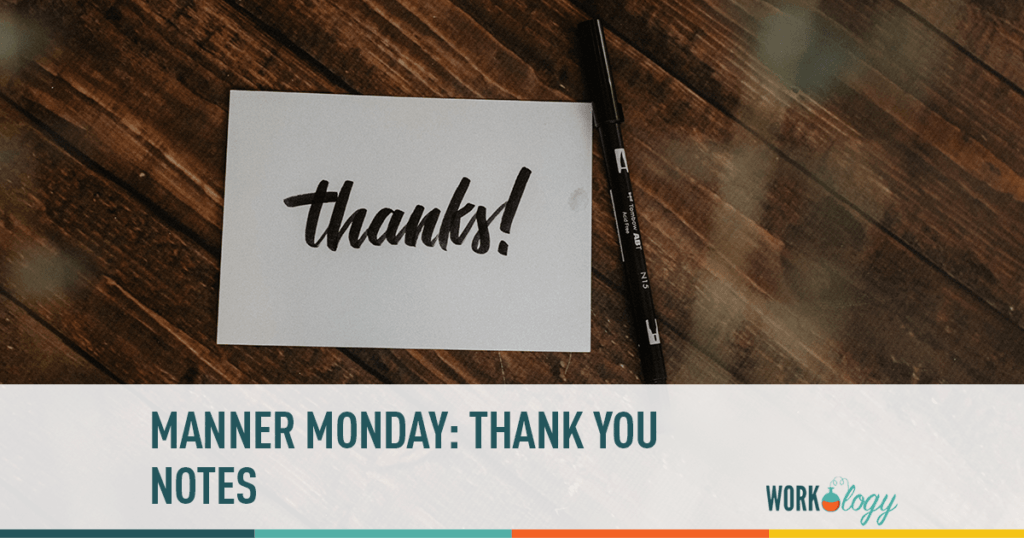 Manner Monday: Thank you notes