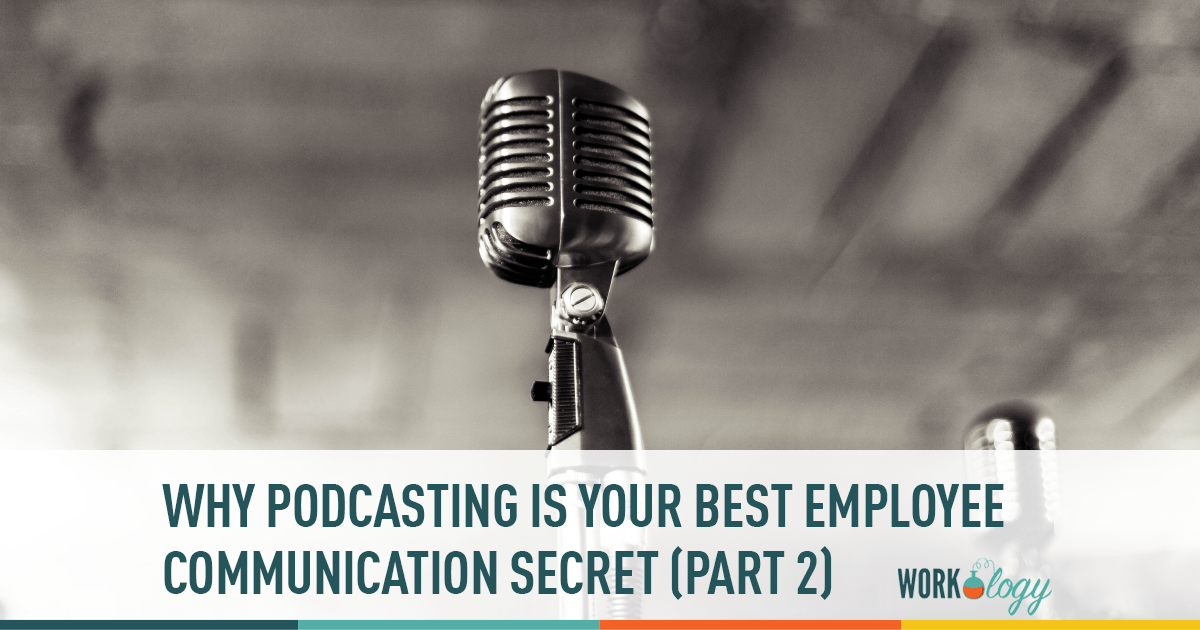 employee communication, podcasting, employees
