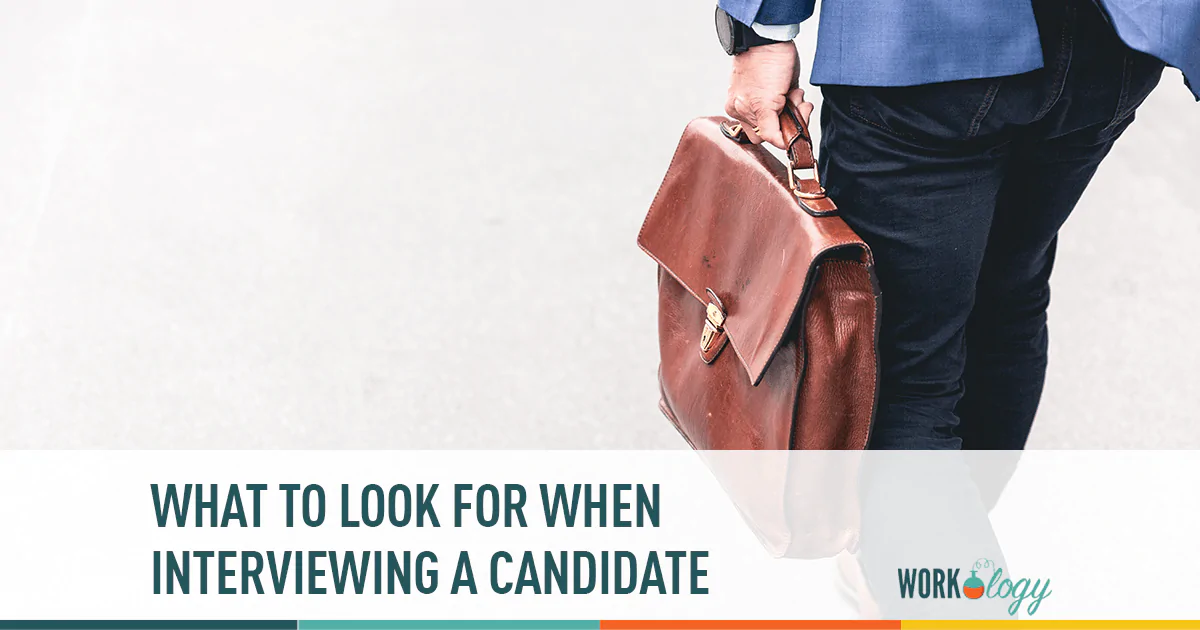 what to look for when interviewing a candidate